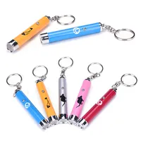 Portable Creative Funny Pet Cat Toys LED Laser Pointer Light Pen avec animation lumineuse Shadow For Cats Training Promotion