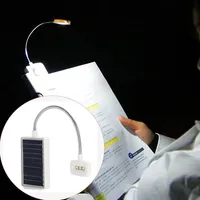 Clip de luz de libros de Mini Power LED en lámpara de mesa de LED ajustable flexible para el soporte de la música y la luz de lectura de libros