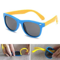 50 unids Polarizado Flexible Niños Gafas de Sol Niños Niñas Bebé Infantil Gafas de Sol 100% UV400 Gafas para Niños Tonos Oculos