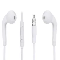 Neuester 3.5mm In-Ohr Kopfhörer-Ohrhörer-Kopfhörer-Kopfhörer mit Mic-Fernlautstärkeregler für Rand Samsung-Galaxie S6 i9800 S6 500pcs / lot