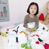 cobertores de bebê recebendo cobertores Colcha de algodão macio Kids