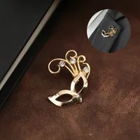 Golden Star Mask Fiore Imitazione Perla Spille Pins Per Mens Suit Camicia Colletto Clip Cappello Zaino Distintivo Spilla Moda Breastpin Broccia
