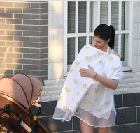 Almohadillas de lactancia Maternidad de alimentación de la madre Bebé Infantil de algodón Cubiertas al aire libre Delantal Mantón Anti-Emptied Lactancia Cubierta Bufanda Toalla