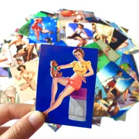 100 stks Pinup Girls Blonde Bombshell Pin Up Pin-Up Stickers Auto Skateboard Motorfiets Fiets Bagage Laptop Muurstickers Pack