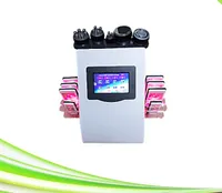 Draagbare spa Salon Kliniek Gebruik 6 in 1 Afslankmachine Ultrasone vacuüm Tripolar RF Cellulite Cavitatie Lipolyse-apparaat