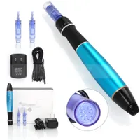 Original Rechargeable DR PEN Ultima A1W Electric Micro Needle Makeup Machine Tattoo device with 12 pin Needles 5 Speed DHL