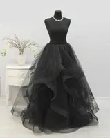 Nieuwe aankomst vintage tule gelaagde sexy trouwjurken petticoats luxe prom jurken Underskirt Long Crinoline Tutu Ball Dancing