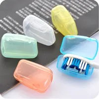 Yüksek Kaliteli Plastik Saklama Kabı diş fırçası Taşınabilir Diş Fırçaları Başkanı Kapak 5 renkler Tutucu Seyahat Yürüyüş Kamp Vaka