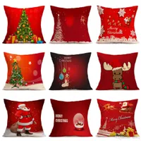 Cubra Noel pillowslip Árvore de Natal de Santa novidade Tema lance fronha Para Casa Sofá Decoração Almofada Muitos estilos 5 ZZ 5NT