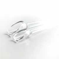 Ny 5 tums Quartz Dabber Diamond Shovels vaxolja DAB-verktyg med XL XXL tjock kvarts hinkskopa för kvarts banger nagel
