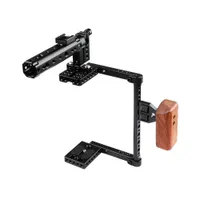 CAMVATE Universal-Cage Top Griff Holzgriff für 80D, GH5 (Large)