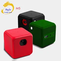 M5 Mini projector Android Dual band WIFI Support wireless synchronization screen Bluetooth 1080P home cinema battery proyector