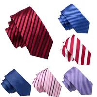 Set di cravatta in seta a strisce da uomo a righe set fazzoletto e gemelli jacquard tessuto cravatta all'ingrosso cravatta uomo set di gemelli hanky spedizione gratuita