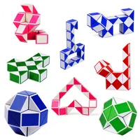 Mini Magic Cube Dzieci Kreatywny 3d Puzzle Wąż Kształt Gra Zabawki Cube Puzzle Twist Zabawki Losowe Intelligence Gry Prezenty