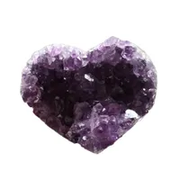 NATURAL PURPLE AMETHYST GEODE CLUSTER HEART CRYSTAL DRUSY QUARTZ amethyst Druse Cardioid Points for decoration Gift spiritual healing