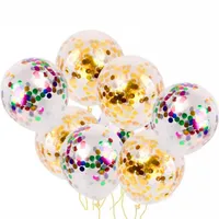 Latex Ballon Konfetti Punkte Goldene Mischfarben für Hochzeit / Baby-Dusche / Henne / Vorschlag DIY Party Dekoration Lieferungen
