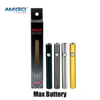 Itsuwa Amigo Max Preheat Battery 380mAh VV Bottom USB Charging 510 Thread Vape Batteries Pen for Liberty Cartridge Tank Genuine