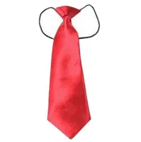 Мальчики девочек галстук детская школа смокинг, сатин шелк эластичные шеи галстуки для детей школа свадьба выпуск