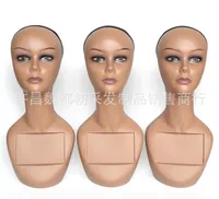 Schaufensterpuppenköpfe für Perückenhalter Eine Büste der Simulation Afrikanische und asiatische Hautfarbe Kopf Display Prop