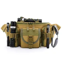 Men's Sports Outdoor Large-capacity Waterproof Tactical Pockets Cycling Travel Running Multi-function Chest Bag Multi Colors