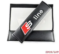 Auto Stickers Veiligheidsgordel Case voor Audi S Lijn Slines A1 A3 A4 B6 B8 B5 B7 A5 A6 C5 C6 S3 S4 S5 S6 S7 Auto Emblemen Auto Styling