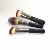 Heavenly Luxe Brushes # 6 Flat Top Buffing Foundation # 8 Wand Ball Powder # 10 Angled Radiance Contour Beauty Makeup Blender
