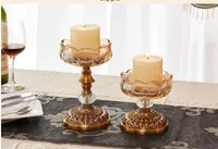 Формы цветка современный держатель утюг, Кристл свечки, 1-рука канделябры с 1 бесплатным свечи, декоративные свечи CD06