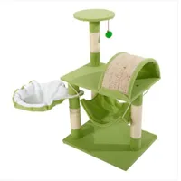 M46 32 "Stabiele schattige Sisal Kat Klim Houder Kat Toren Lam Pink Blue Green Cat Furniture Scratchers Supplies