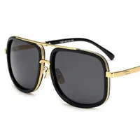 Fashion Square Men sunglasses Popular unisex colorful eyeglasses Classic Travel party outdoor Vintage metal Sunglasses UV400