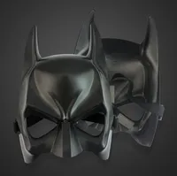 2018 ventes chaudes Noir Demi-visage Batman Masques Halloween Mascarade Party Masque (Taille Unique) Fit Pour Enfant et Adulte