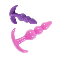 Silikon wasserdichter Analkörper-Massagegerät, Anal-Butt-Stecker Sexspielzeug für männliche weibliche, erotische Erwachsene Sex-Produkte