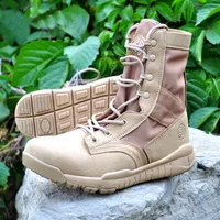 Alta Qualidade Barato Botas Táticas Ultra Leve Deserto de Combate Do Exército Ao Ar Livre Caminhadas Sapatos Botas Botas de Outono Ankle Boots de Viagem