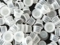 New Arrival other Tattoo Supplies 1000Pcs/lot Medium Size Tattoo Ink Cups Caps Supply Professional Permanent Accessory Part for Pigment Kits