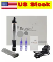 US-Lager !!! A1-C-Derma Dr.pen Mikronedle-System einstellbare Nadellänge 0,25mm-3,0 mm elektrischer Dermapenstempel Auto Micro Roller