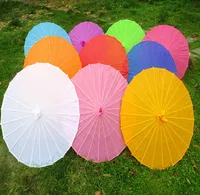 100 шт. / лот Бесплатная доставка Маленький большой китайский красочный зонтик Китай традиционный танец цвет зонтик японский шелк реквизит SN447