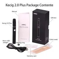 뜨거운 도착 전자 담배 G- 맛 kecig 담배 vape 키트 650mah 배터리 E 담배 담배 카트리지 kecig 2.0 plus kit