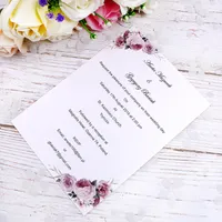 Persönliches Design Fertigen Machen Sie jede mögliche Art innere Lage für die Hochzeit Party Einladungs-Karten (