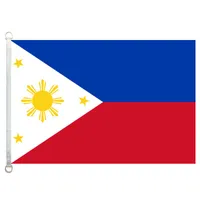 Знамя 3x5ft-90x150cm флага Филиппин полиэфир 100%, Warp 110gsm связало флаг ткани напольный