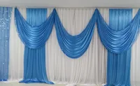 3m high*6m wide backdrop with sequins swags backcloth for Party Curtain Celebration Stage curtain with stylist Background with draps