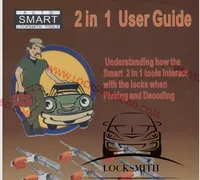 Äkta Lishi 2In1 Locksmith Verktyg Instruktion PDF Manual för Lishi 2 i 1 Användarguide via PDF-fil