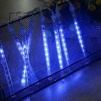 40 unids (5sets) 30 cm Impermeable Meteor Ducha Lluvia Tubos Luz LED para Fiesta Decoración de la Boda Navidad Vacaciones LED Luz Meteor