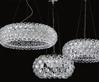 Modern Foscarini Caboche Hängsmycke Ljus Elegant Style Lustres Crystal Lustres Nytt mode för vardagsrumsutrymme B067