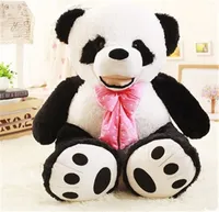 Jätte stor stor kinesisk panda björn plysch fyllda mjuka leksaker docka fyllda barn gåva