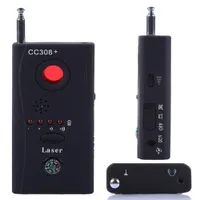 CC308 + Câmera Sinal Detector RF GSM Audio Erro Escutar Finder CCTV IP Lens Laser