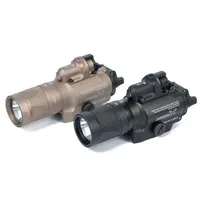 Tactical X400V IR Night Version Flashlight White and Momentary Output With Red Laser Light Torch