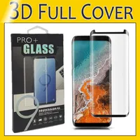 Para S10e S10 más Buena Calidad Protector de pantalla Caja de vidrio templado Película amigable para Samsung S9 S8 Plus Nota 9 8 S7 Edge con paquete