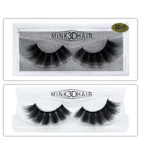 JIEFUXIN 3D Mink False Eyelashes Classic Collection Upper Lashes Natural & Lightweight 3D Mink Lashes Glitter Packaging