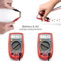 MSR-R500 Цифровой мультиметровый мультиметры электронный AMP VOLT OHM MELTER MELTIMER с диодом и тестовым тестером непрерывности LC2724