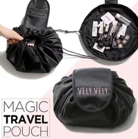Kreatywny Lazy Torba Kosmetyczna Duża Pojemność Przenośne Przechowywanie Sznurków Artifakt Magic Travel Etui Prosta torba kosmetyczna