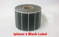 67mm * 79mm nero Blank adesivo adesivo termico etichetta trasferimento etichetta di trasporto carta 300 pz per rotolo utilizzare su stampante a nastro per iPhone5s